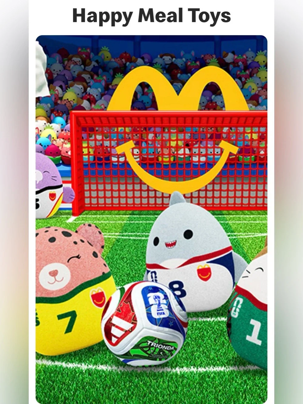 McDonald’s FIFA World Cup 2026 Zayu the Jaguar Squishmallows Plush #4 – New